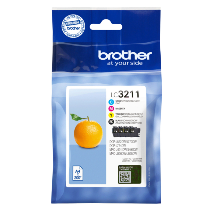 Brother Mfcj890Dw, Mfcj895Dw Pack De 4 Tinta Bk - C - M - Y Brother Mfcj890Dw, Mfcj895Dw Pack De 4 Tinta Bk - C - M - Y