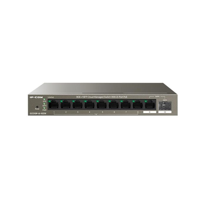 Switch Ip - Com G2210P - 8 - 102 W 10 Puertos Switch Ip - Com G2210P - 8 - 102 W 10 Puertos