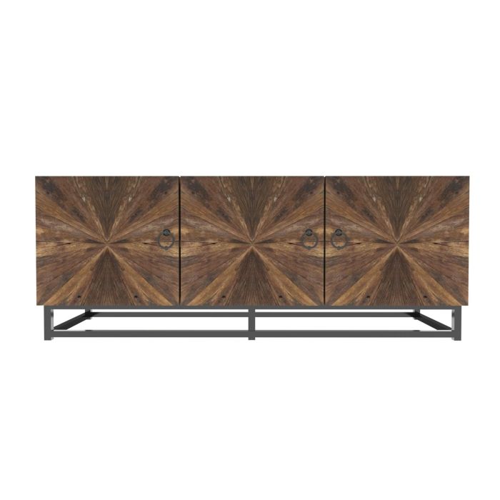 Mueble de TV Home ESPRIT Negro Natural 135 x 40 x 55 cm 6
