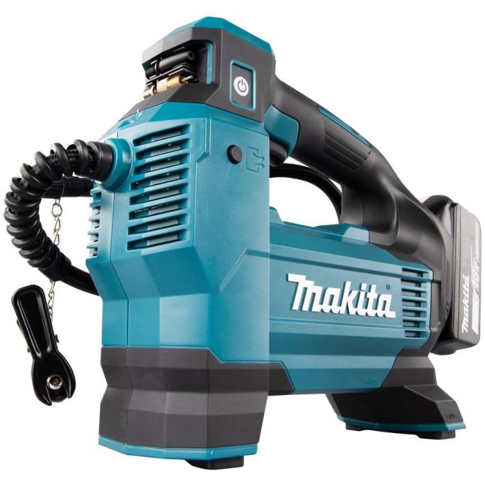 Makita DMP181Z Compresor de aire sin batería, 11,1 bar, 22 l/min, para Bicicleta, Negro, Azul 10