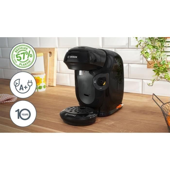 Cafetera multibebidas - BOSCH - TASSIMO - T11 Estilo negro - 1400 W 1 Cafetera multibebidas - BOSCH - TASSIMO - T11 Estilo negro - 1400 W 1