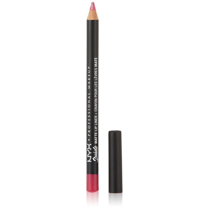 NYX Professional Make Up SUEDE Matte Lip Liner - Perfilador Labial Mate, Rosa NYX Professional Make Up SUEDE Matte Lip Liner - Perfilador Labial Mate, Rosa