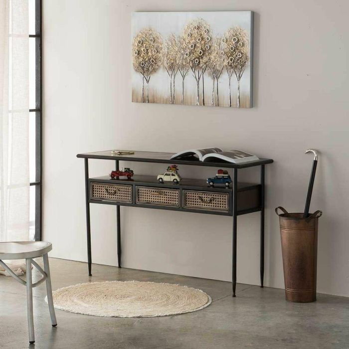 Recibidor con Cajones Alexandra House Living Marrón Metal 42 x 80 x 122 cm 7