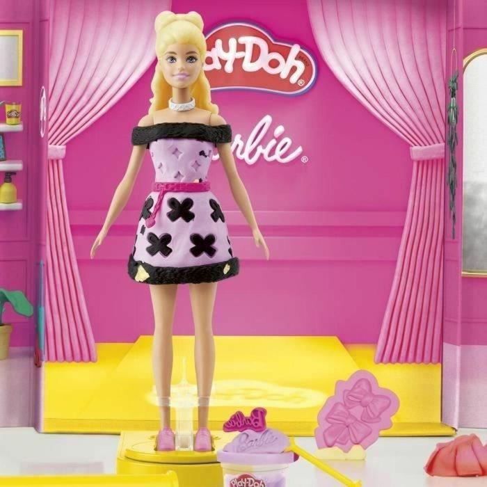 Juego de Plastilina Play-Doh Barbie Designer Fashion Show Multicolor 12 Juego de Plastilina Play-Doh Barbie Designer Fashion Show Multicolor 12