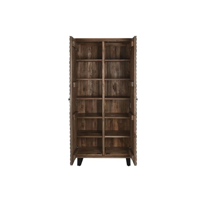 Armario Home ESPRIT madera de teca Fibra de coco 85 X 40 X 185 cm 7 Armario Home ESPRIT madera de teca Fibra de coco 85 X 40 X 185 cm 7