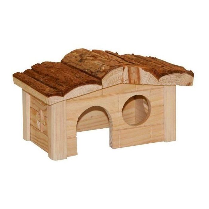 Kerbl KER4018653842133 Casa para pequeños roedores, Naturaleza, 20 x 14 x 12 cm