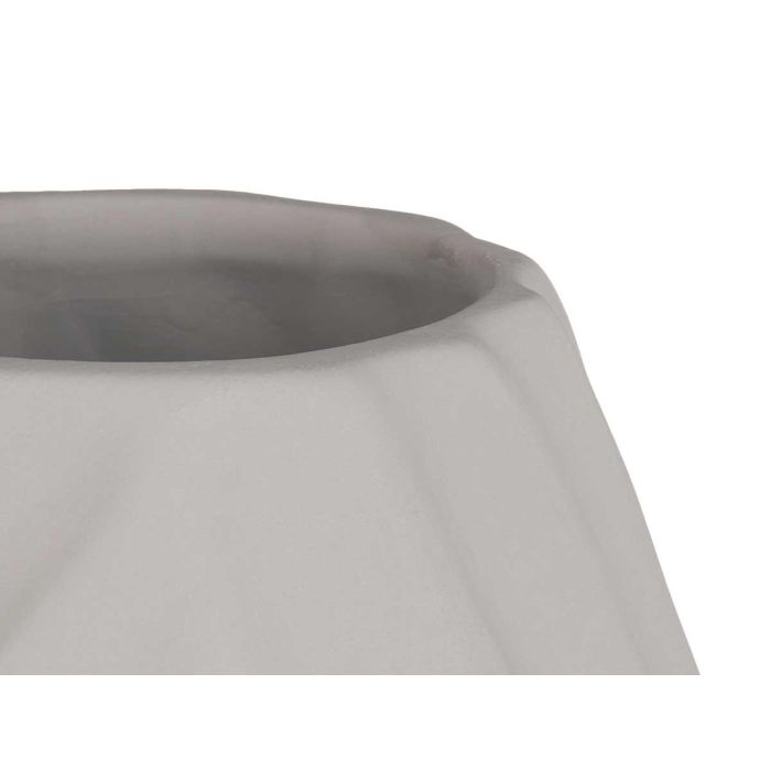 Jarrón Cerámica Raya Diagonal 49 cm Gris - Giftdecor 3 Jarrón Cerámica Raya Diagonal 49 cm Gris - Giftdecor 3