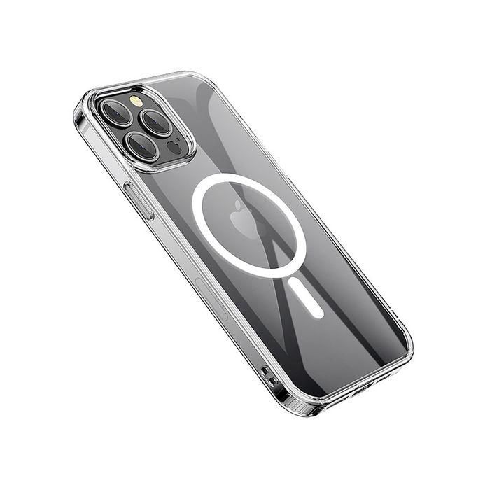 eSTUFF Funda Híbrida Magnética BERLÍN para iPhone 14 Pro - Transparente 3