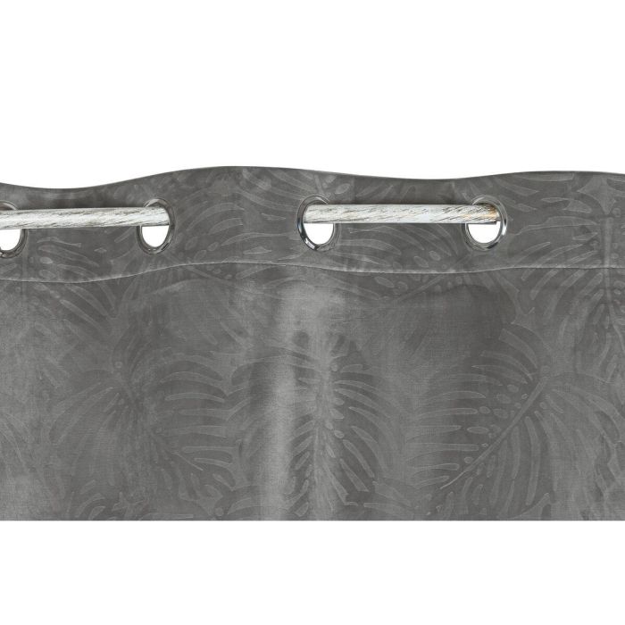 Cortina Urban DKD Home Decor Gris Claro 260 x 140 cm 4