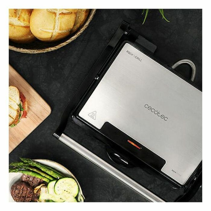 Parrilla Eléctrica Rock'nGrill 1500 Rapid/ 1500W/ Tamaño 24,5 x 17,3 cm 1 Parrilla Eléctrica Rock'nGrill 1500 Rapid/ 1500W/ Tamaño 24,5 x 17,3 cm 1