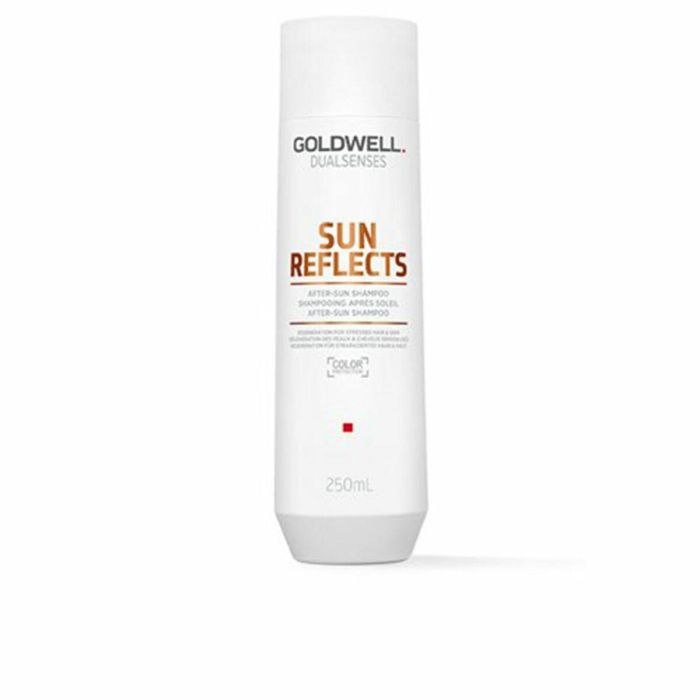 Goldwell Champú Aftersun SUN REFLECTS 250ml Elimina Residuos Mar/Piscina y Protege Color con Pantenol FadeStopFormula 0 Goldwell Champú Aftersun SUN REFLECTS 250ml Elimina Residuos Mar/Piscina y Protege Color con Pantenol FadeStopFormula 0