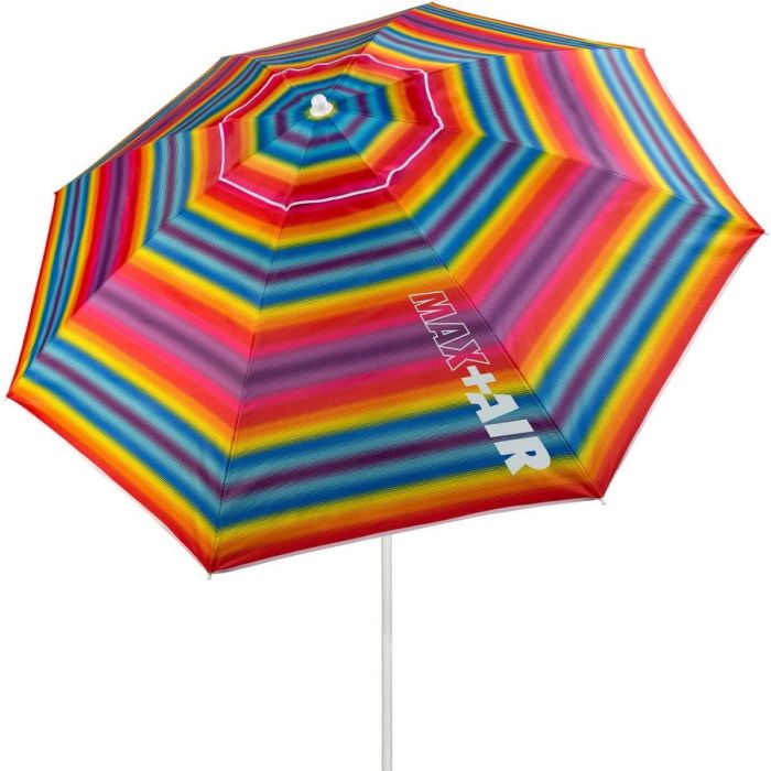 Sombrilla Aktive Multicolor Oxford Acero Tela Oxford 220 x 207 x 220 cm (6 Unidades) 1 Sombrilla Aktive Multicolor Oxford Acero Tela Oxford 220 x 207 x 220 cm (6 Unidades) 1