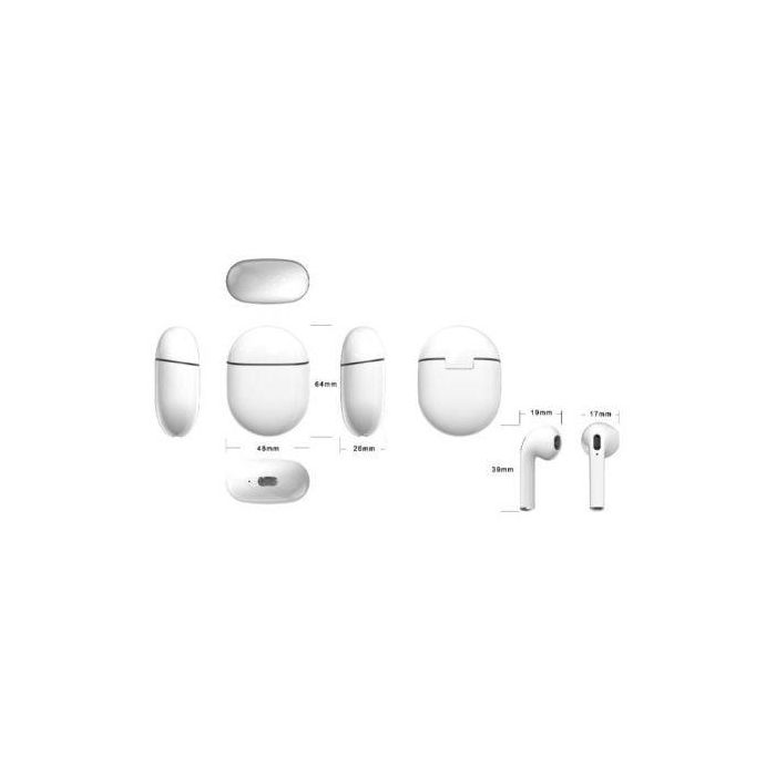 Auriculares in Ear Bluetooth Daewoo DW2006 Blanco 3 Auriculares in Ear Bluetooth Daewoo DW2006 Blanco 3