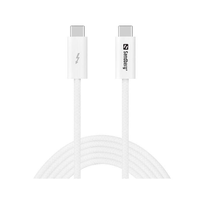 Sandberg USB-C to C USB4 240W+40Gbps, 2M Sandberg USB-C to C USB4 240W+40Gbps, 2M