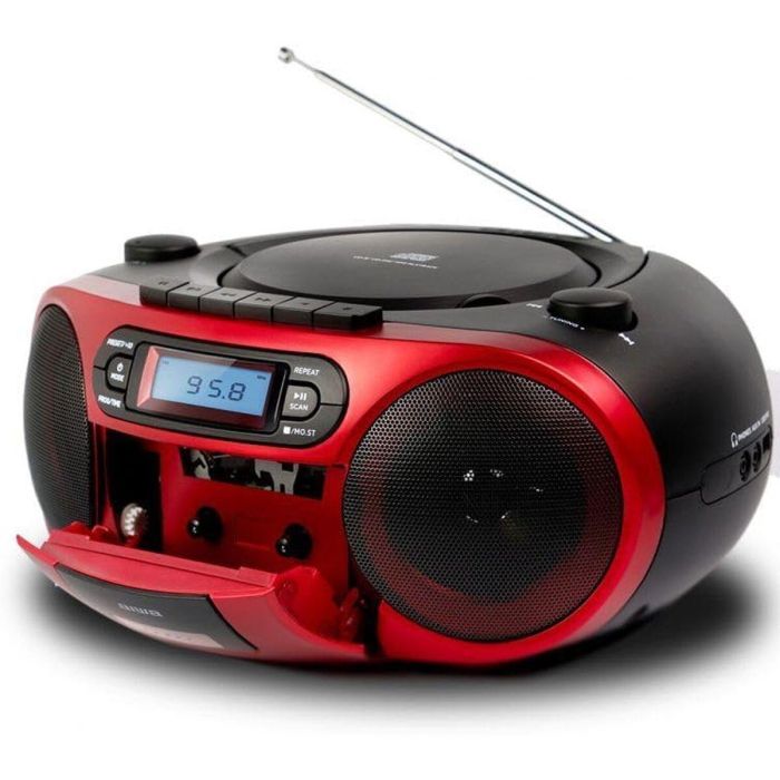 Radio Cassette Aiwa BBTC-550RD Bluetooth 7 Radio Cassette Aiwa BBTC-550RD Bluetooth 7