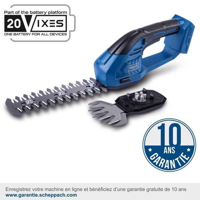 Tijera cortacésped inalámbrica SCHEPPACH C-HTGS200-X - 20V IXES - sin batería ni cargador 1 Tijera cortacésped inalámbrica SCHEPPACH C-HTGS200-X - 20V IXES - sin batería ni cargador 1