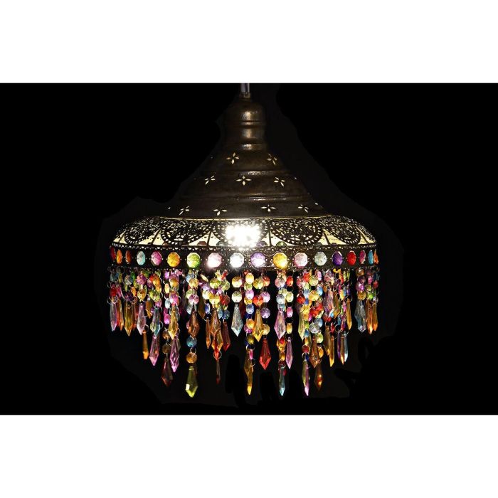 Lampara Techo Arabe DKD Home Decor Dorado Multicolor 37 x 38 x 37 cm 1 Lampara Techo Arabe DKD Home Decor Dorado Multicolor 37 x 38 x 37 cm 1