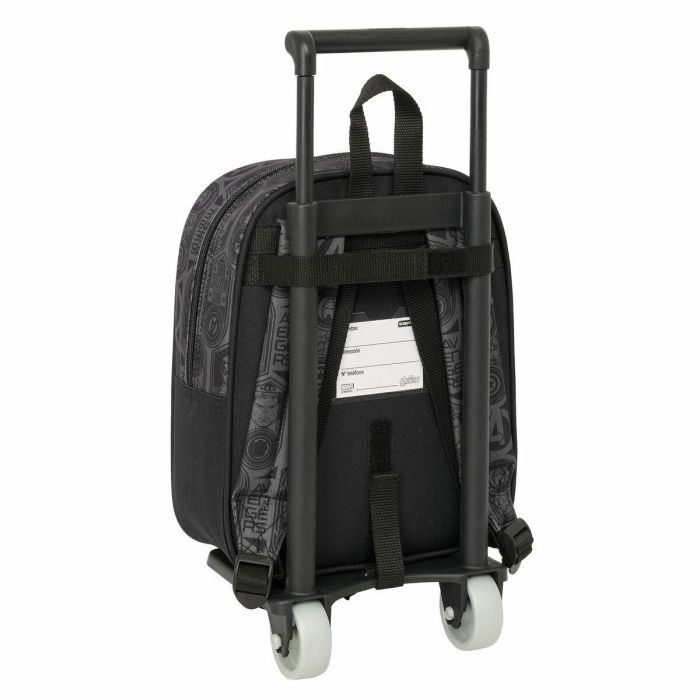 Mochila Escolar con Ruedas The Avengers Vendetta Negro 22 x 27 x 10 cm 1 Mochila Escolar con Ruedas The Avengers Vendetta Negro 22 x 27 x 10 cm 1