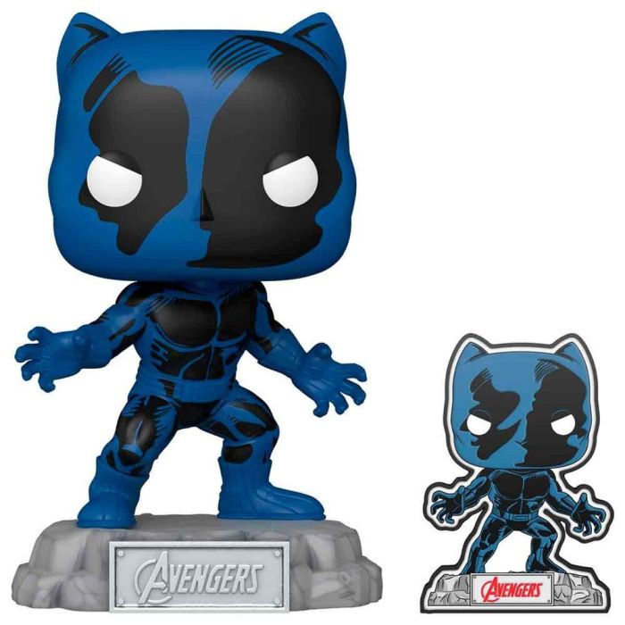 Figura POP Marvel Avengers 60th Anniversary Comic Black Panther with Pin Exclusive 0 Figura POP Marvel Avengers 60th Anniversary Comic Black Panther with Pin Exclusive 0