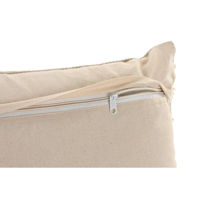 Cojin Boho DKD Home Decor Crudo 45 x 45 cm (2 Unidades) 3