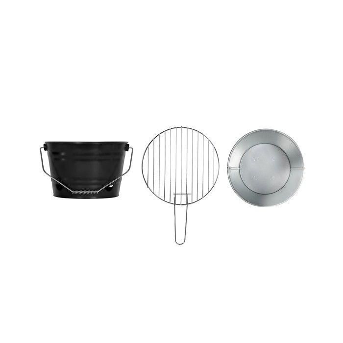 Livoo DOC327N Barbacoa de Carbón Portátil, Fabricada en Acero Inoxidable, con Superficie de Cocción Ø27 cm y 24 cm de Altura 3 Livoo DOC327N Barbacoa de Carbón Portátil, Fabricada en Acero Inoxidable, con Superficie de Cocción Ø27 cm y 24 cm de Altura 3