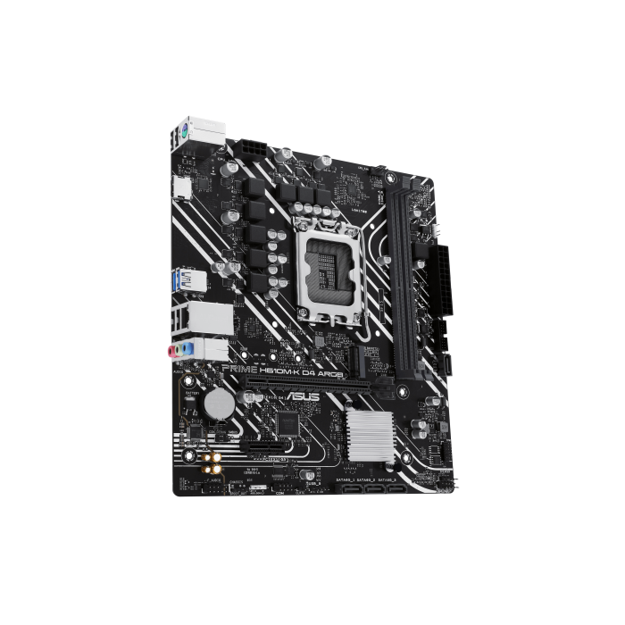 ASUS PRIME H610M-K D4 ARGB Intel H610 LGA 1700 micro ATX 3