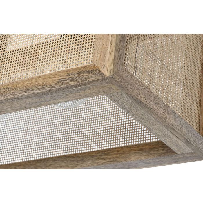 DKD Home Decor Lámpara Techo Tropical Marrón Negro 27 x 27 x 100 cm 2 DKD Home Decor Lámpara Techo Tropical Marrón Negro 27 x 27 x 100 cm 2