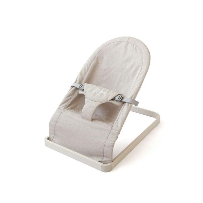 KioKids Hamaquita Gris Claro para Bebé, desde +0 Meses, Ligera y Segura, con Funda Desmontable y Lavable, Acero Poliéster 2