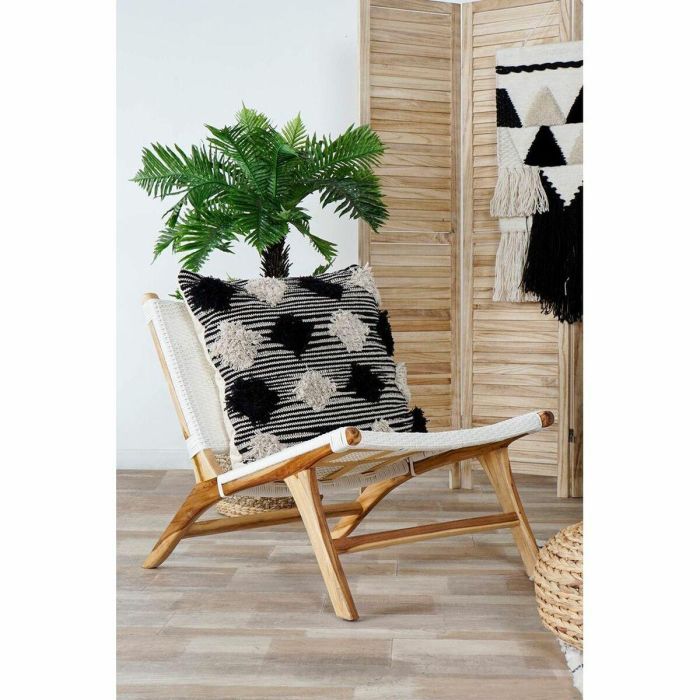 Silla de Jardín DKD Home Decor MB-177833 Blanco Natural PVC Teca 65 x 80 x 68 cm 1 Silla de Jardín DKD Home Decor MB-177833 Blanco Natural PVC Teca 65 x 80 x 68 cm 1