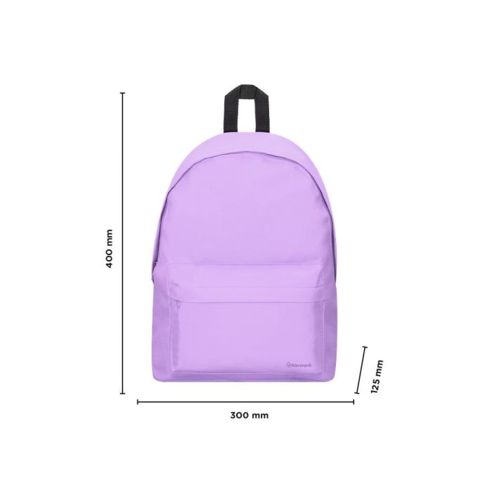 Cartera Liderpapel Mochila Color Morado 400x125x300 mm 1