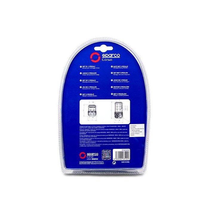 SPC OPC04060000 Cs3-30 Juego de Pedales Racing Aluminio Homologados ECE 35 Universal Diseño Deportivo 2 SPC OPC04060000 Cs3-30 Juego de Pedales Racing Aluminio Homologados ECE 35 Universal Diseño Deportivo 2