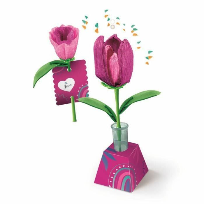 Clementoni CLE8005125188789 Kit Crea tus flores Tulipán 5 Clementoni CLE8005125188789 Kit Crea tus flores Tulipán 5