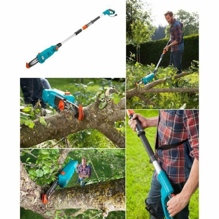 Gardena TCS 720 Podadora de pértiga eléctrica 720W, 20cm guía, telescópica 4,4m para poda segura desde suelo 1 Gardena TCS 720 Podadora de pértiga eléctrica 720W, 20cm guía, telescópica 4,4m para poda segura desde suelo 1