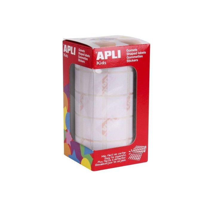 Gomets Apli Rollo 59H Cuadrado 20 Mm Blanco 1.770 Uds. (11907)