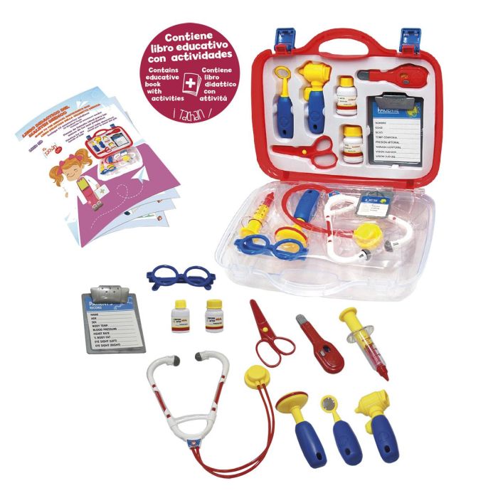 Maletin Doctor Deluxe Educativo 12 Piezas + Libro Tachan