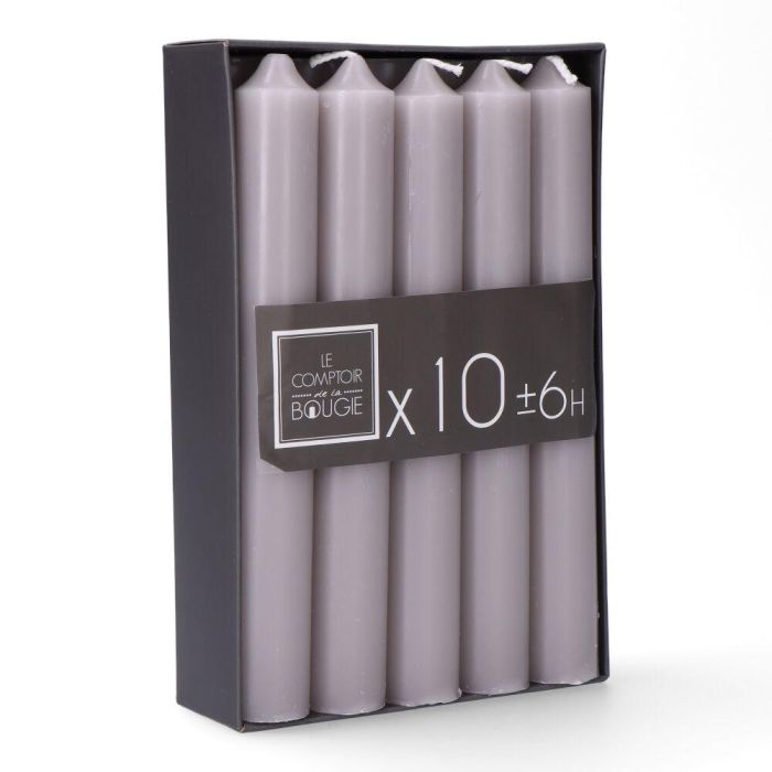 Pack 10 velas color topo 45 g 1