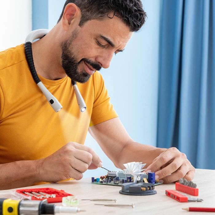 Luz de Lectura Recargable para Cuello Neddrer InnovaGoods 12