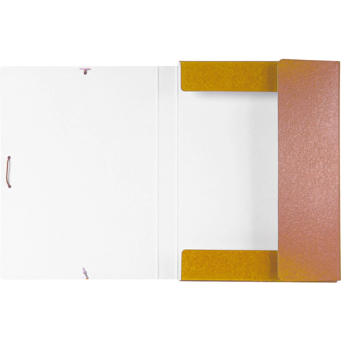 Liderpapel Carpeta Proyectos Folio Lomo 30mm Cartón Gofrado Amarilla 4