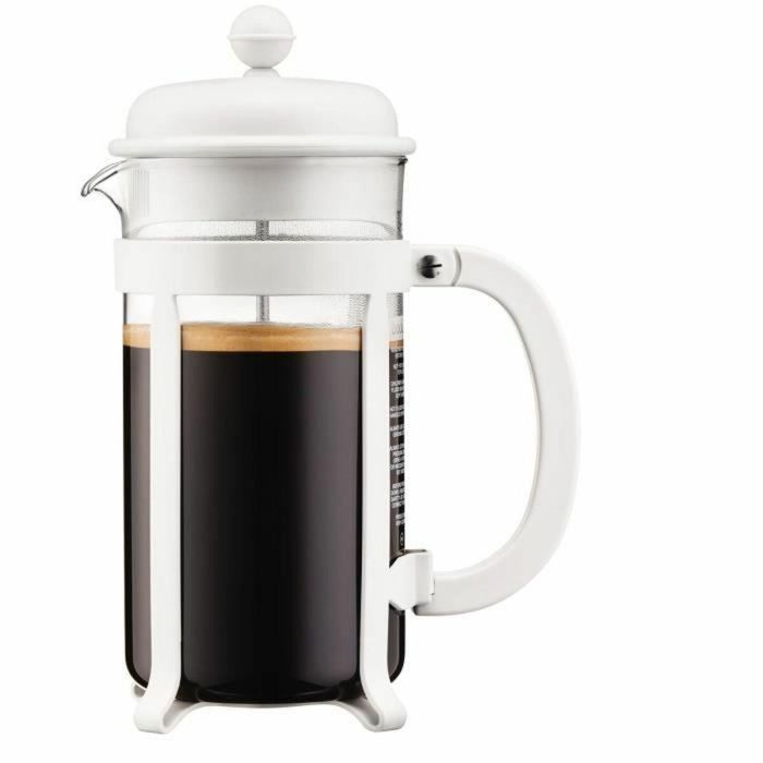 Bodum 1908-913 Cafetera de Prensa Francesa JAVA Blanca 1 L