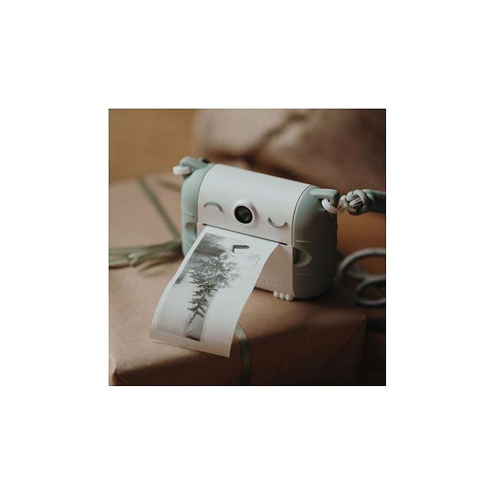 Kidywolf Sofortbildkamera e Impresora Instantánea para Niños, Cámara Digital Infantil con Pantalla 2.4", 8 MP, SD, USB-C - Verde y Blanco 8