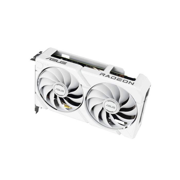 ASUS -RX9060XT-16G-WHITE 90YV0LG3-M0NA00 AMD Radeon RX 9060 XT 16GB GDDR6 Dual Gaming Tarjeta Gráfica Activa 11
