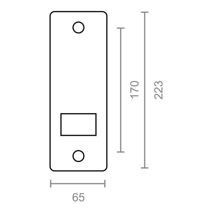 Edm Embellecedor para recogedor persiana Pr06, Aluminio Blanco, 65 x 6 x 223 mm 2 Edm Embellecedor para recogedor persiana Pr06, Aluminio Blanco, 65 x 6 x 223 mm 2