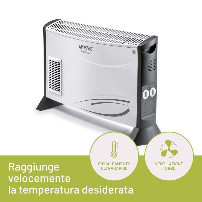 Emisor Térmico Digital IMETEC 4034 ECO RAPID Gris 2000 W 5 Emisor Térmico Digital IMETEC 4034 ECO RAPID Gris 2000 W 5