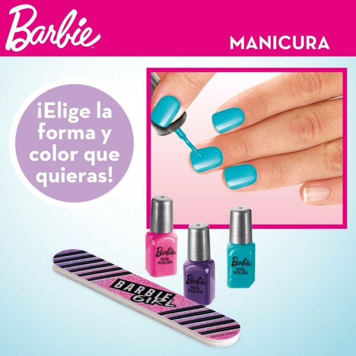 Estuche de manicura y pedicura barbie con muchos accesorios 3 Estuche de manicura y pedicura barbie con muchos accesorios 3