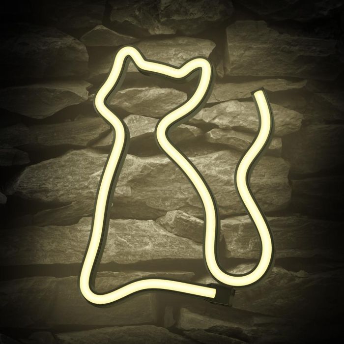Forever Lampara Neon LED Light Cat Warm White - Iluminación Decorativa LED 2 Forever Lampara Neon LED Light Cat Warm White - Iluminación Decorativa LED 2