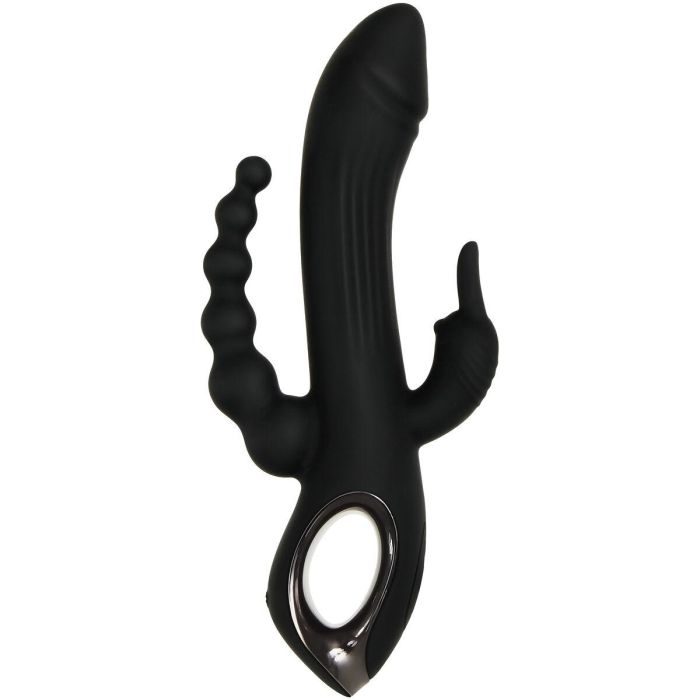Consolador de Doble Penetración Evolved Trifecta Negro Consolador de Doble Penetración Evolved Trifecta Negro