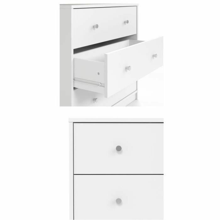 FINLANDEK FIN7033249 Cómoda de Dormitorio TYYLIKÄS, Estilo Contemporáneo, Acabado Blanco - 72 cm de Largo 3 FINLANDEK FIN7033249 Cómoda de Dormitorio TYYLIKÄS, Estilo Contemporáneo, Acabado Blanco - 72 cm de Largo 3
