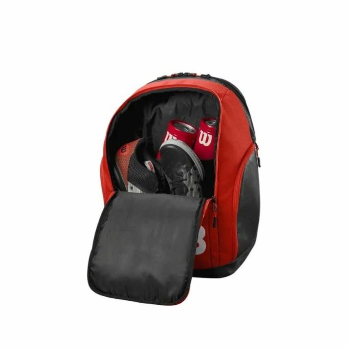 Mochila de Pádel Wilson Tour Pro Staff Rojo 2 Mochila de Pádel Wilson Tour Pro Staff Rojo 2