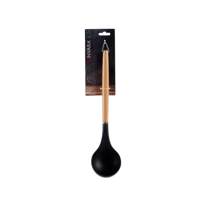 Kinvara Cuchara de Nylon con Mango de Madera de Haya 32.5 cm (48 Unidades) 2 Kinvara Cuchara de Nylon con Mango de Madera de Haya 32.5 cm (48 Unidades) 2