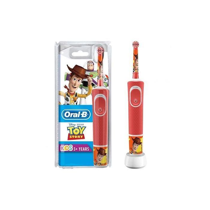 CEPILLO DENTAL BRAUN ORAL-B D-100 VITALITY KIDS TOY STORY XMAS - CABEZAL REDONDO ESPECIAL NIÑOS - FILAMENTOS EXTRASUAVES - TEMPORIZADOR 1